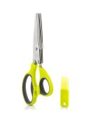 Ciseaux de Cuisine Multi-Coupe 5 en 1 jaune