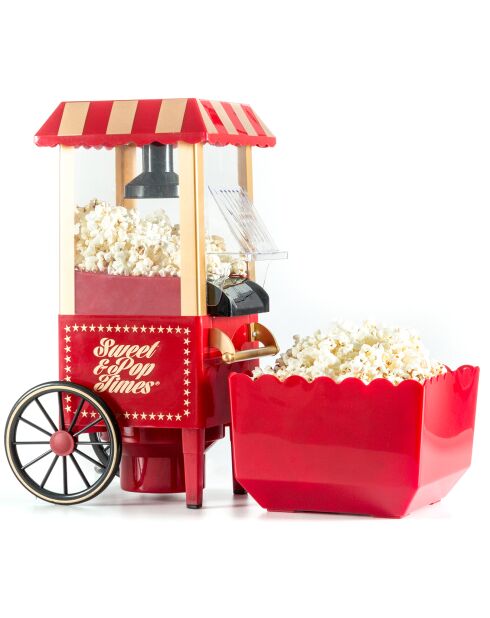 Machine à Popcorn Sweet & Pop Times rouge - 1200W