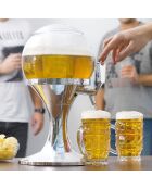 Distributeur de Bière Réfrigérant Ball gris/transparent - 3.5 L