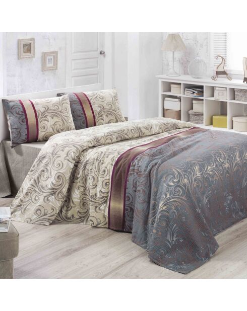 Dessus de lit Hurrem multicolore - 240x220 cm