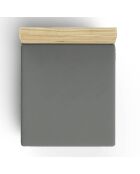 Drap housse renforcé Classic gris foncé