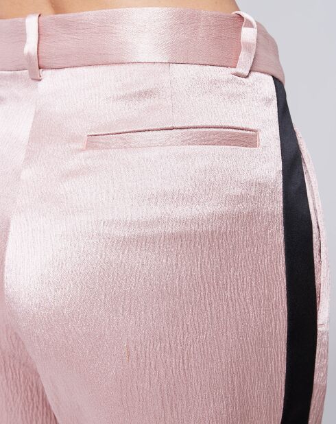 Short satiné rose