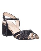 Sandales Tango noires - Talon 6 cm