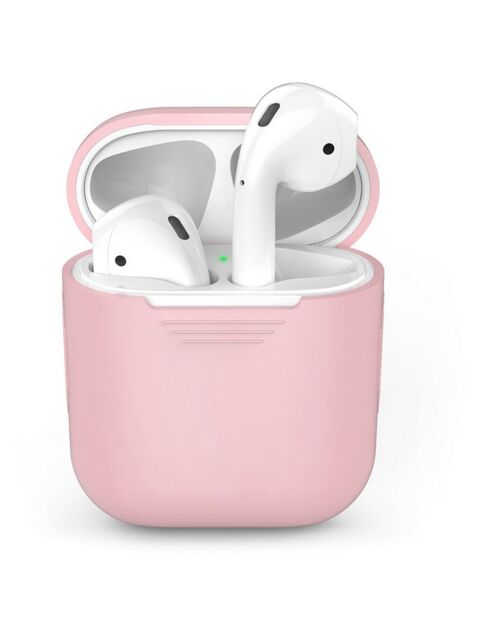 Apple AirPods siliconenbeschermer (zonder AirPods) roze