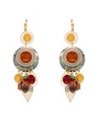 Boucles d'oreilles Tallulah marron