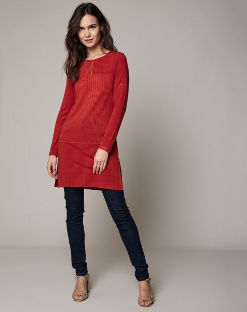 Tunique en Maille Mufu orange