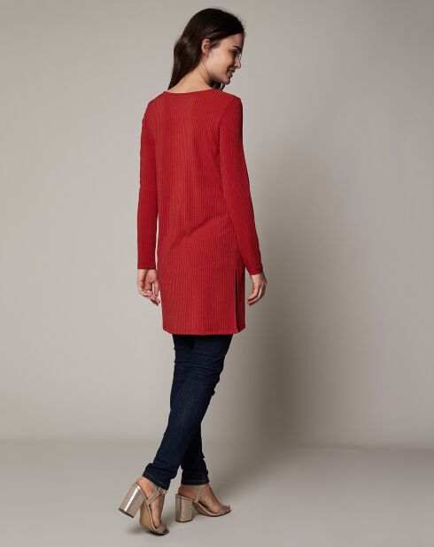 Tunique en Maille Mufu orange