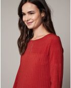 Tunique en Maille Mufu orange