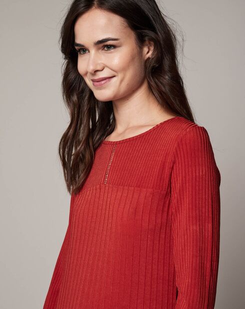 Tunique en Maille Mufu orange