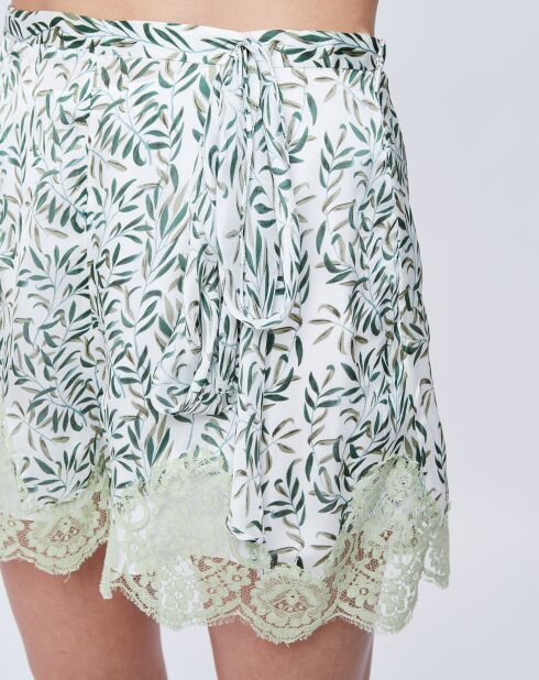 Short en Soie imprimé
