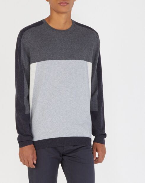 Jersey Peleo negro jaspeado y gris