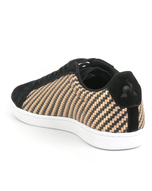 Baskets Courtset noir/rose