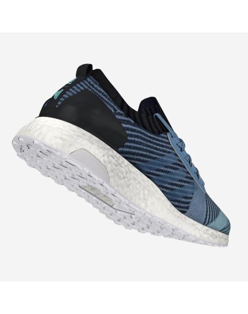 Baskets running Parley Ultra X bleu/noir