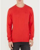 Pull en maille fine Barons rouge