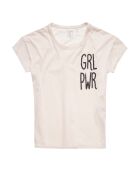 T-Shirt Tipower rose pâle