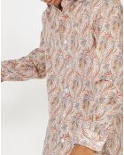 Chemise Regular Fit imprimé paisley blanc/multicolore