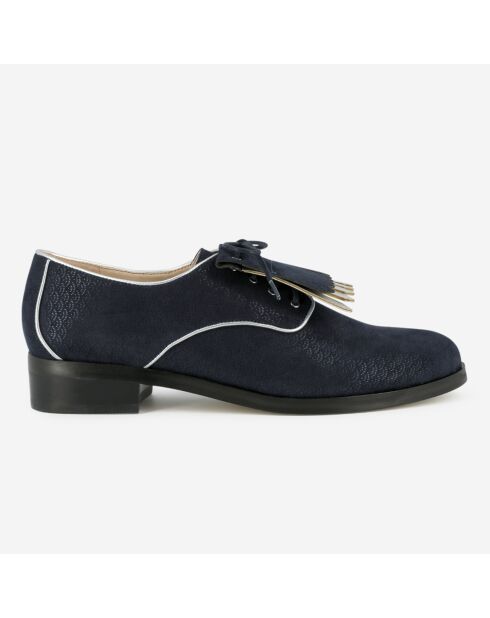 Derbies Eclace patte mexicaine bleu marine