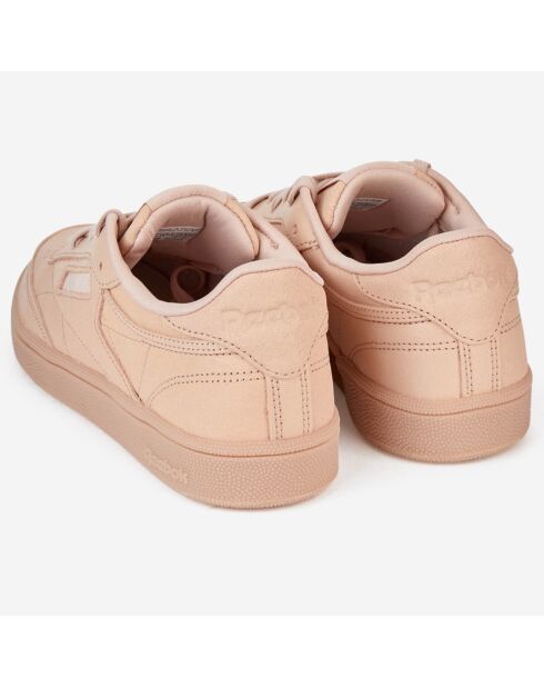 Baskets en Velours de Cuir Club C 85 Suede J4 rose clair