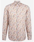 Chemise Regular Fit imprimé paisley blanc/multicolore