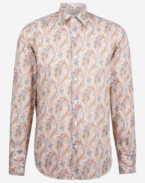 Chemise Regular Fit imprimé paisley blanc/multicolore