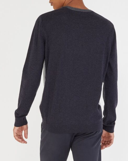 Jersey Peleo negro jaspeado y gris