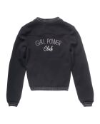 Blouson Teddy Girl Power Bomba noir