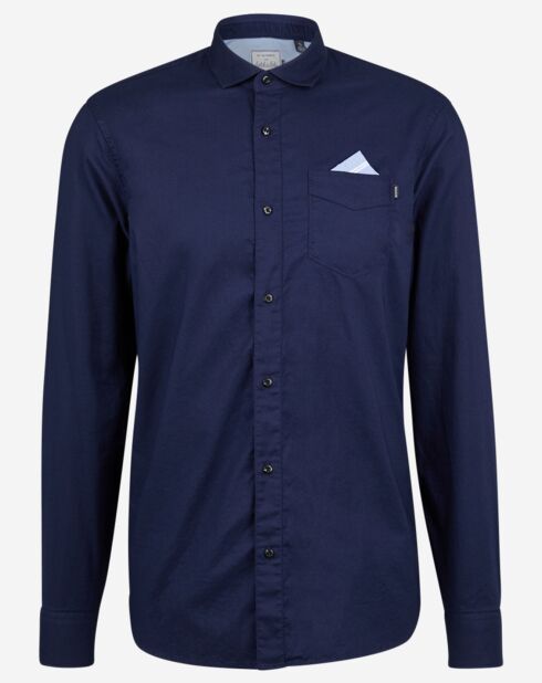 Chemise Regular Fit Oxford bleu marine
