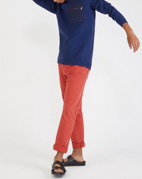 Jersey Pelya azul marino con bolsillo