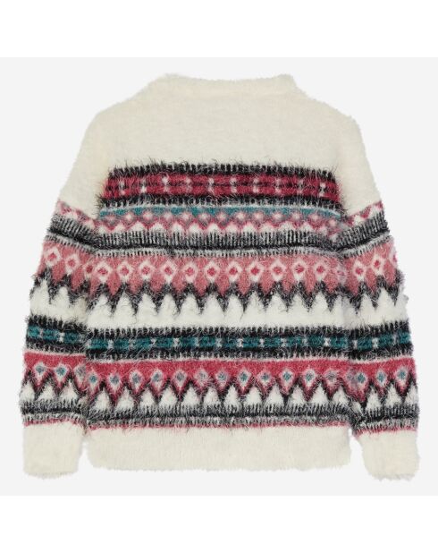 Pull Faustine à rayures multicolore