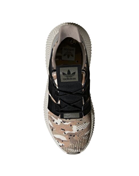 Baskets Prophere imprimé camo beige/kaki