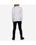 T-Shirt en Coton Chat blanc