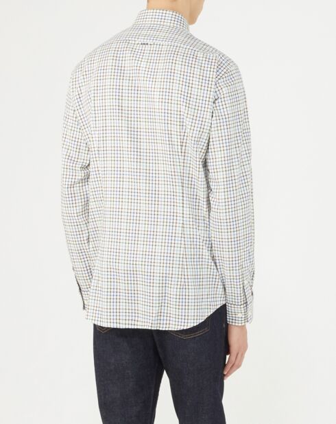 Chemise Regular Fit à carreaux blanc/multicolore