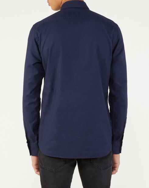 Chemise Regular Fit Oxford bleu marine