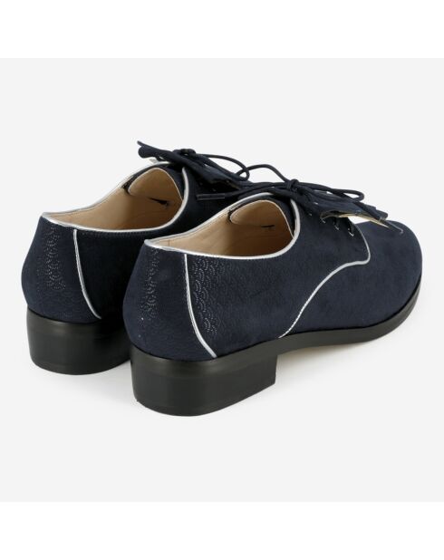 Derbies Eclace patte mexicaine bleu marine