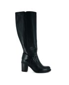 Bottes en Cuir noires - Talon 7 cm