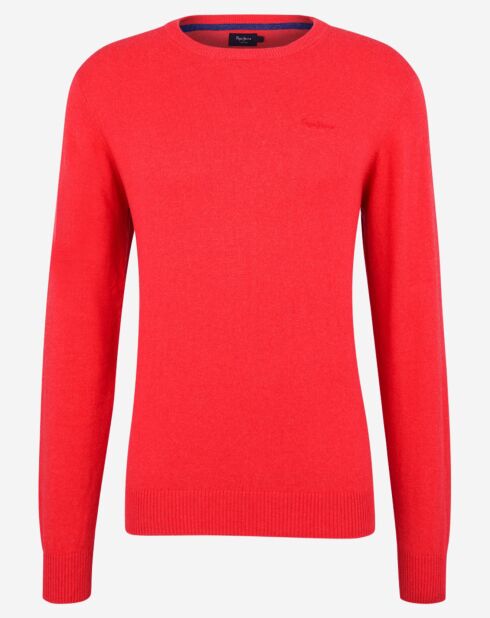 Pull en maille fine Barons rouge