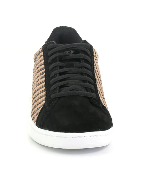 Baskets Courtset noir/rose