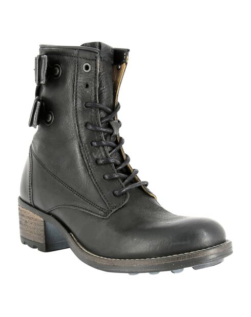 Boots en Cuir Ranger Cutty noires