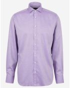 Chemise regular Kroos micro losanges violette