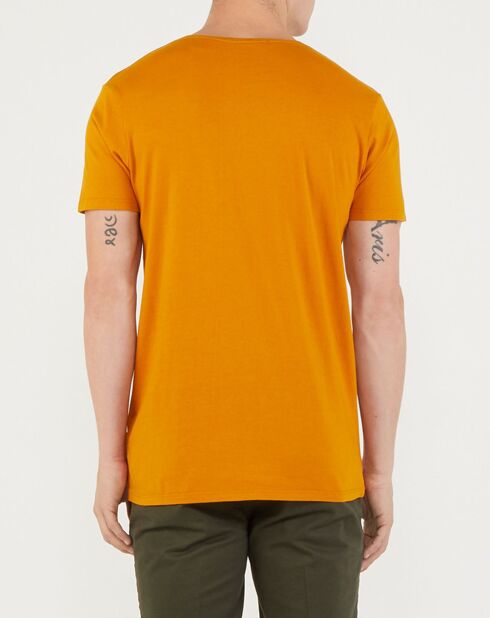 Camiseta amarilla de manga corta