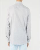 Chemise regular Modric chevrons gris clair