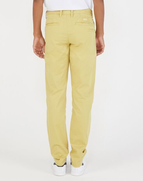Pantalon chino Reano jaune