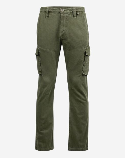 Pantalones rectos caqui Redox