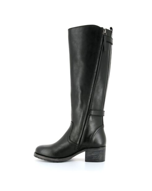 Bottes en Cuir Pano noires