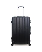 Maleta Himalaya de larga estancia con 4 ruedas, 75 cm, negra