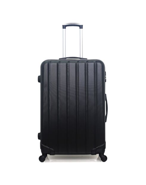 Maleta Himalaya de larga estancia con 4 ruedas, 75 cm, negra