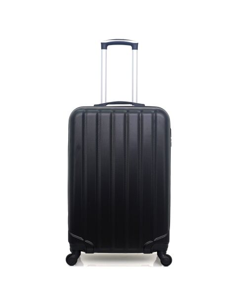 Maleta Himalaya Medium Stay con 4 ruedas, 65 cm, negra