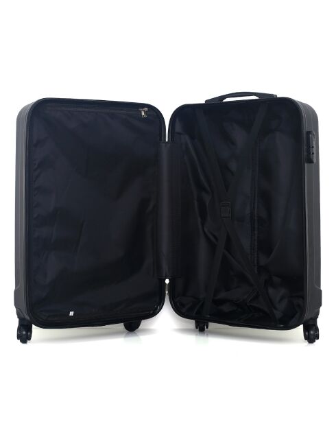 Maleta Himalaya Medium Stay con 4 ruedas, 65 cm, negra