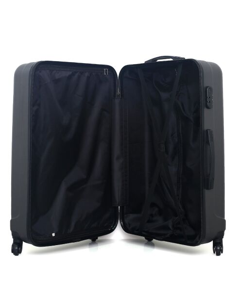 3 Koffers 4 wielen Himalaya 55/65/75cm donkergrijs
