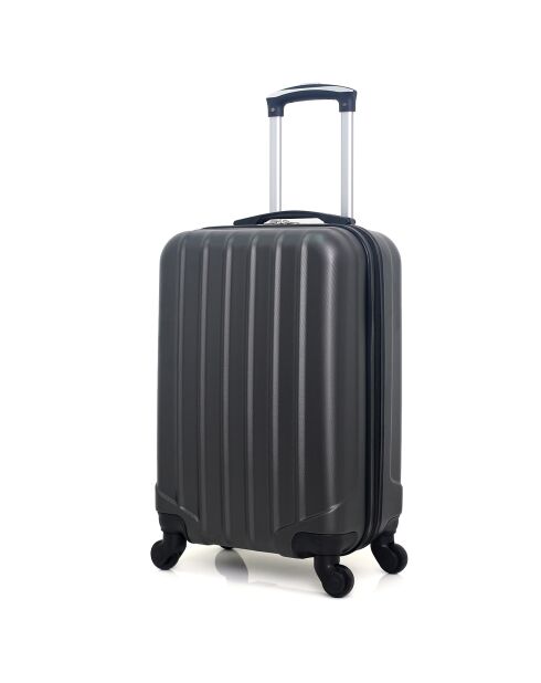 Valise Cabine 4 roues Himalaya 55 cm gris foncé
